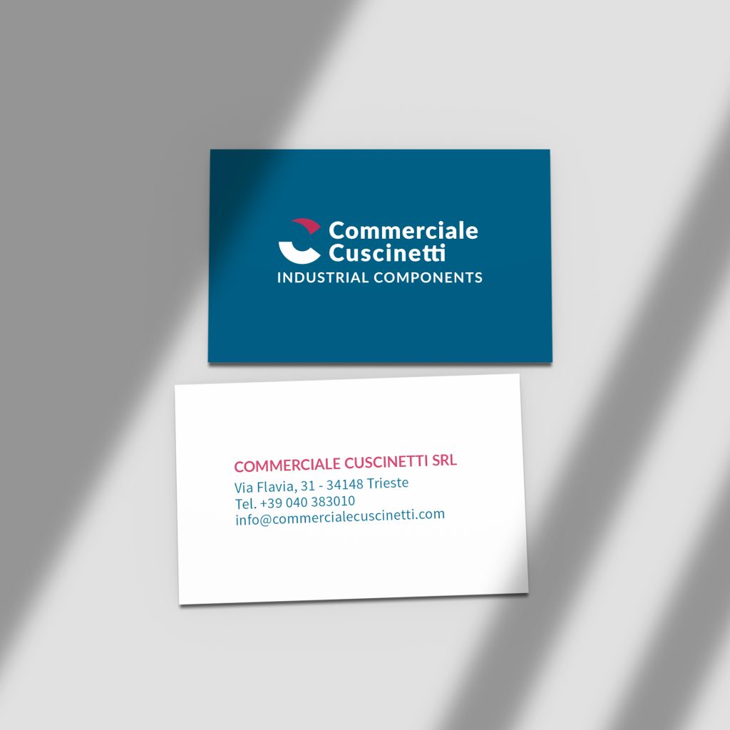 Restyling logo aziendale Trieste biglietti da visita
