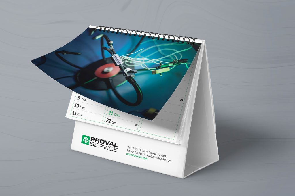 Proval Service Pagina mese Calendario aziendale personalizzato