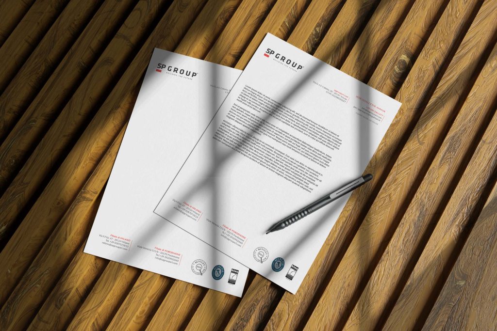 Corporate identity aziendale carta intestata