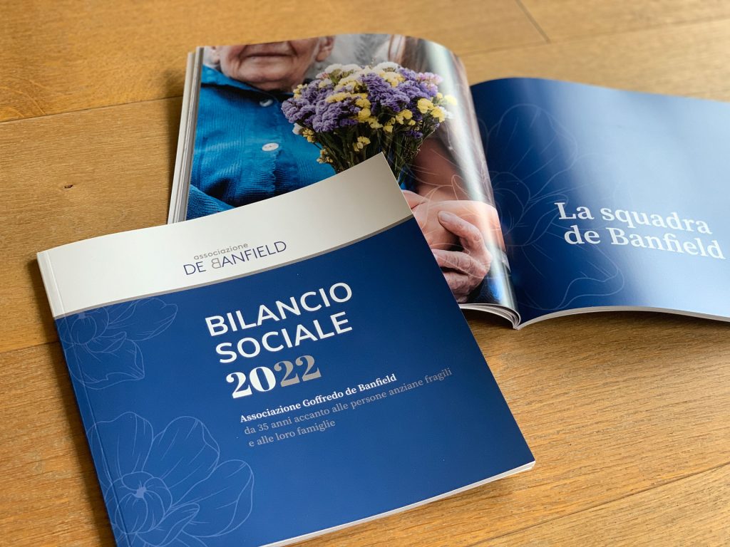 esempio layout Impaginazione Bilancio sociale copertina ed interno