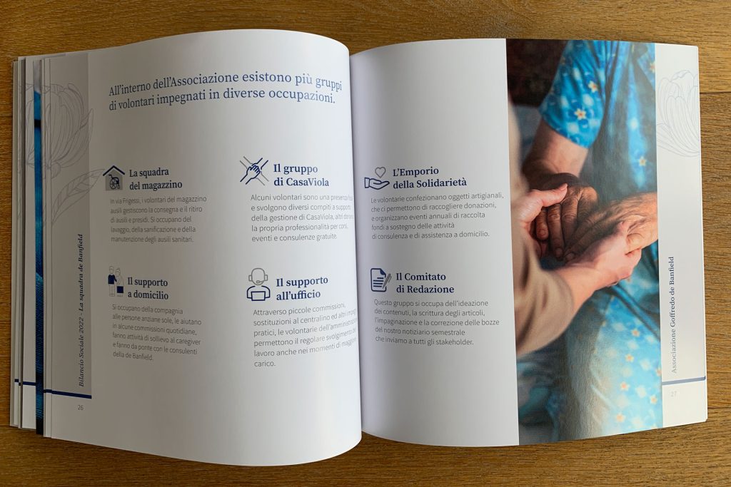 esempio layout doppia pagina impaginazione