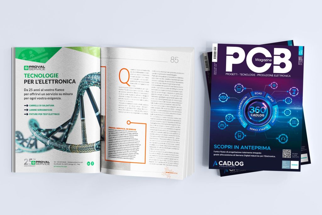 Campagna pubblicitaria layout