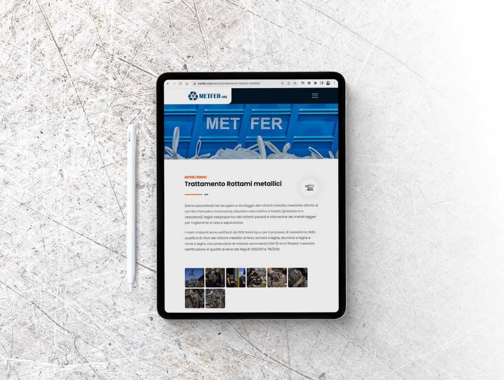 Restyling sito aziendale