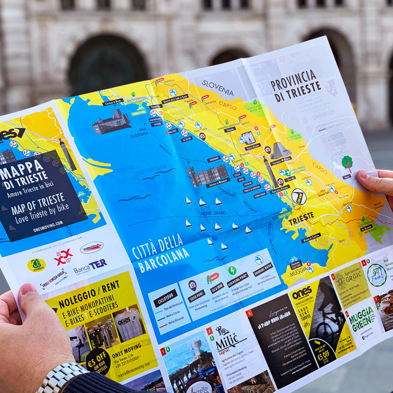 Mappa illustrata e personalizzata