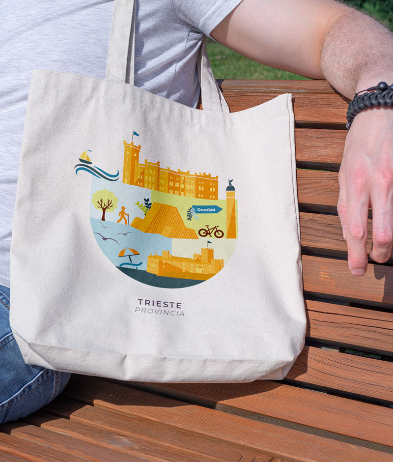 Gadget illustrato di Trieste