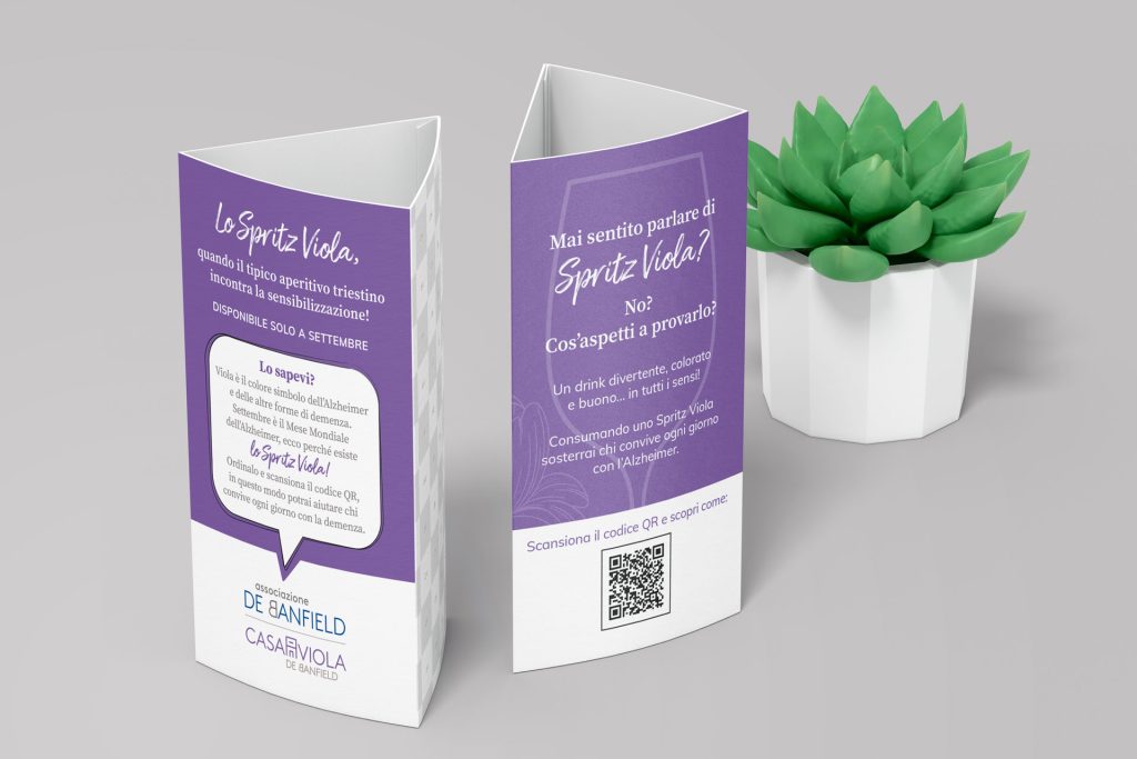 Advertising mese dell'Alzheimer espositore da banco