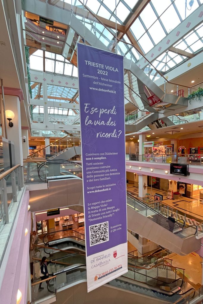 Advertising mese dell'Alzheimer striscione verticale