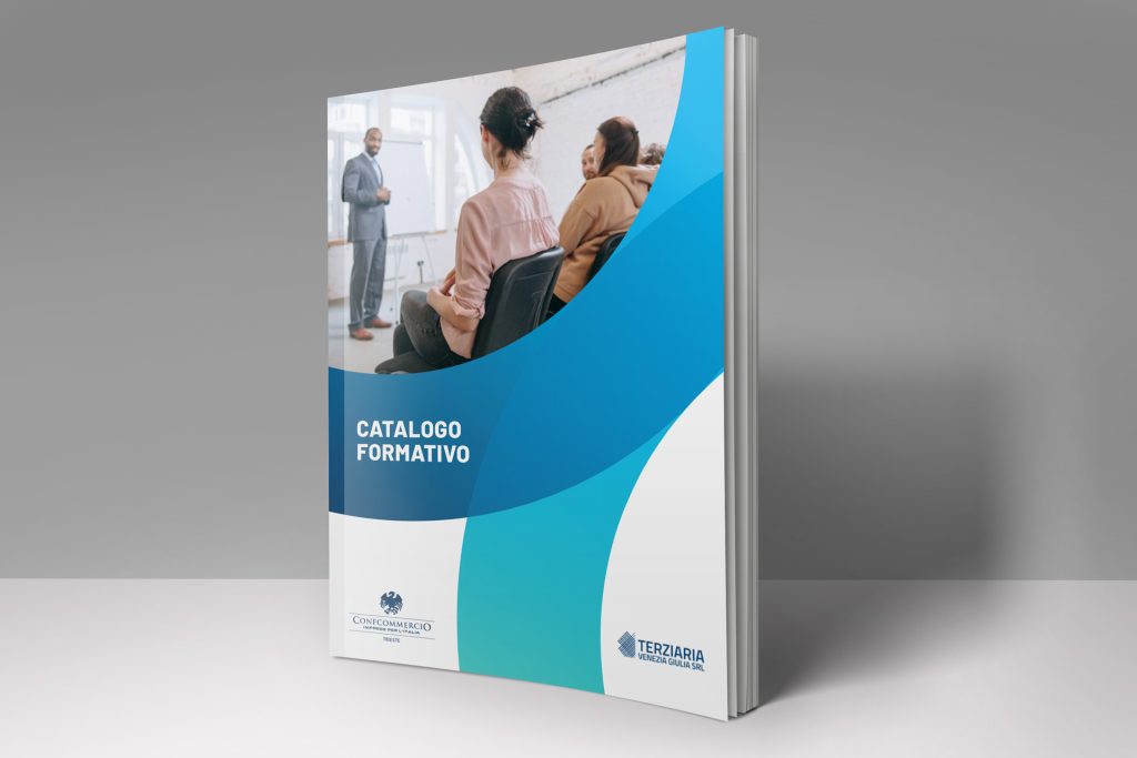 Copertina catalogo corsi layout