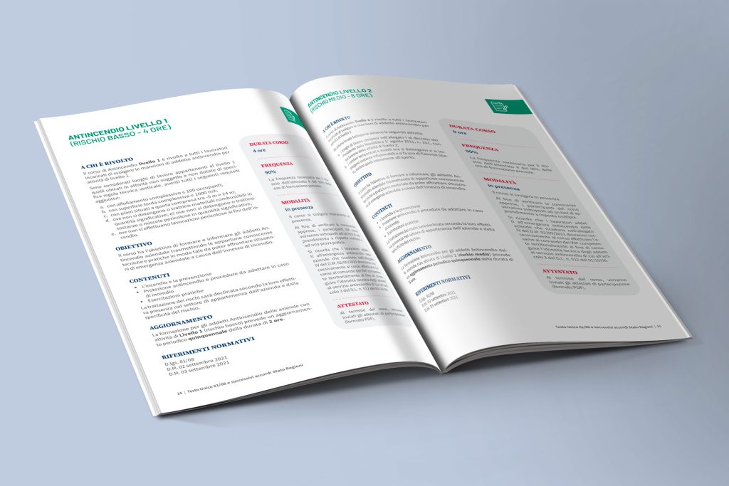 impaginato interno catalogo corsi